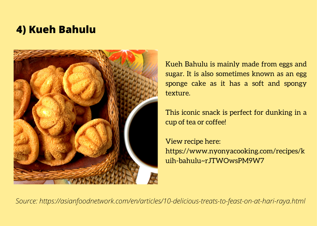 Dishes And Treats To Feast On This Ramadan - Kueh Bahulu
