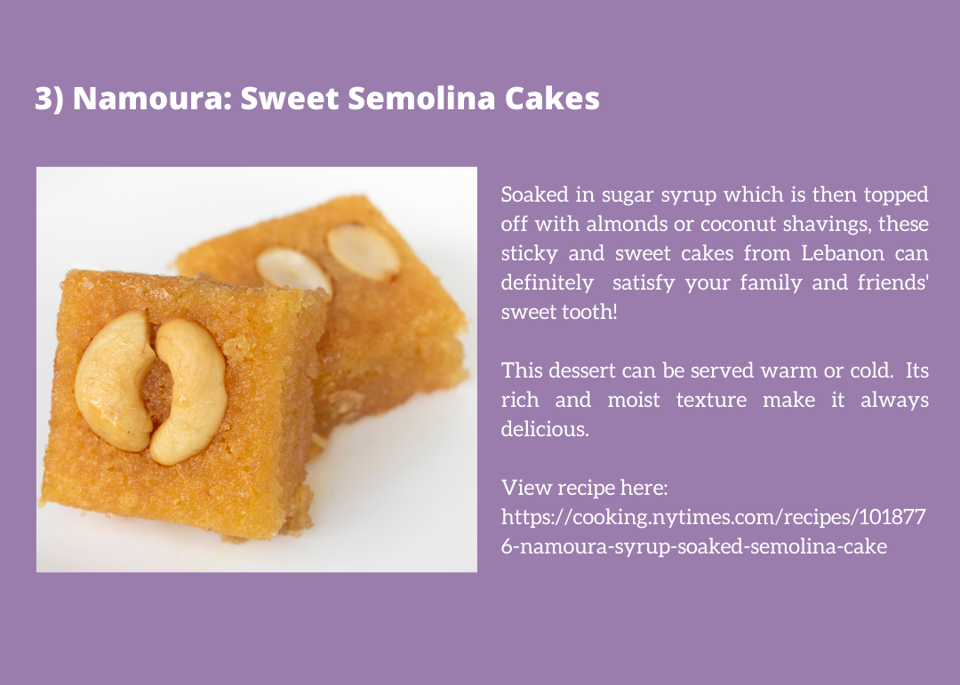 Dishes And Treats To Feast On This Ramadan - Namoura
