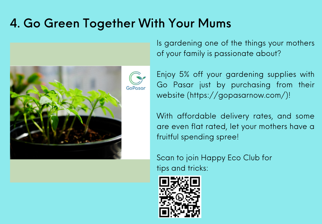 Reward Your Mum This Mother's Day - Go Pasar