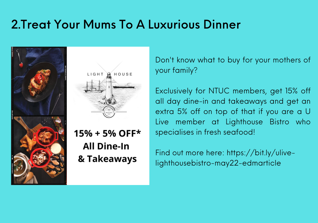 Reward Your Mum This Mother's Day - Lighthouse Bistro