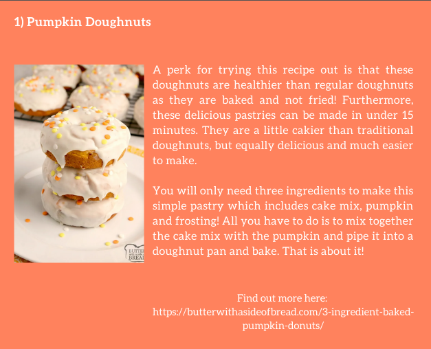 Pumpkin Doughnuts