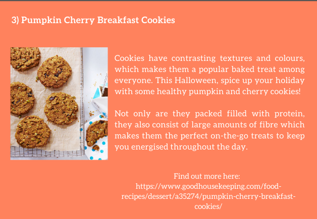 Pumpkin Cherry Breakfast Cookies